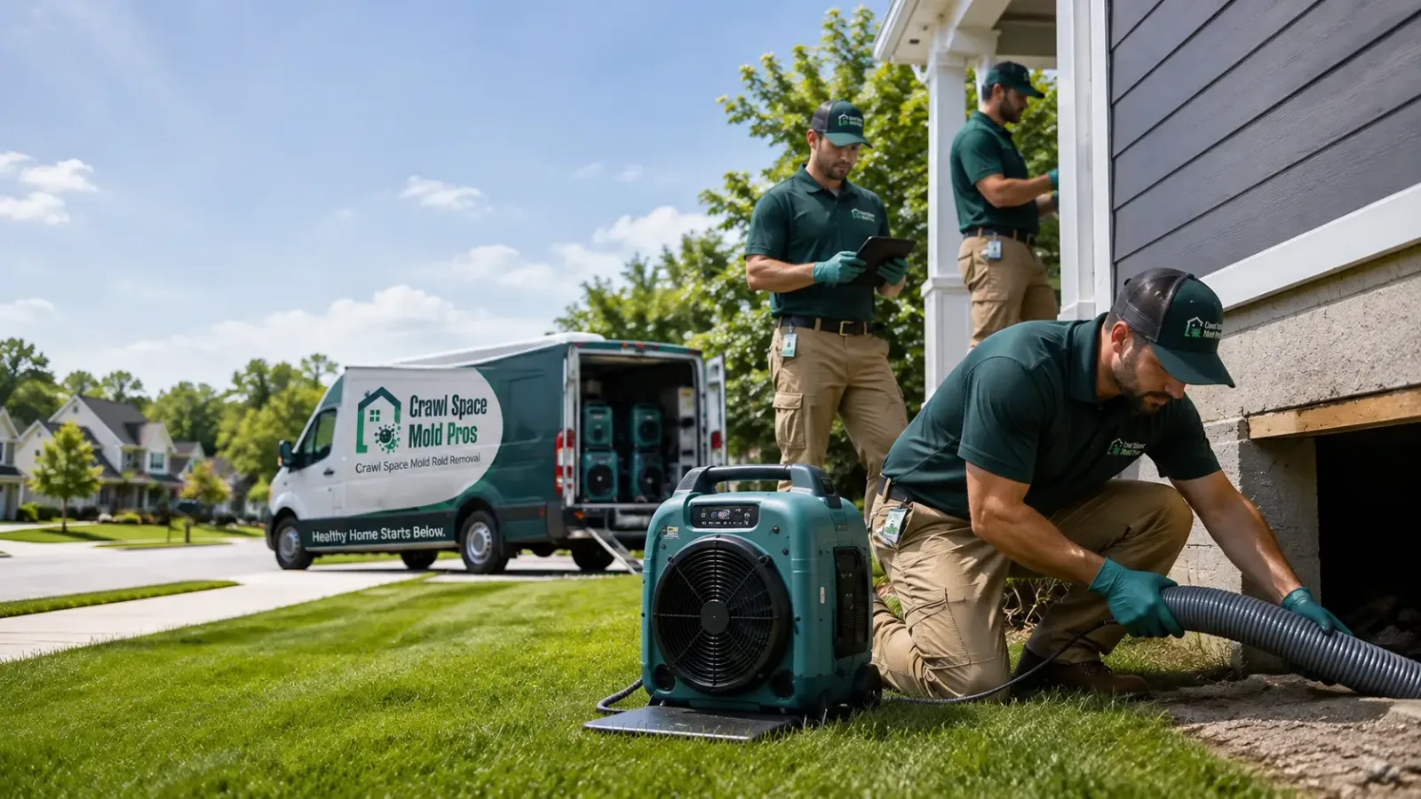 Crawl Space Mold Removal in Tabor, IA